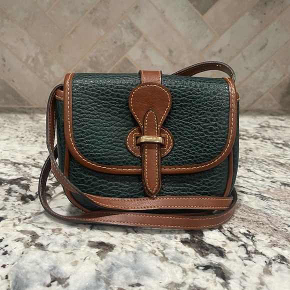Dooney & Bourke Handbags - Dooney & Bourke Vintage Cavalry in Green and Brown Crossbody